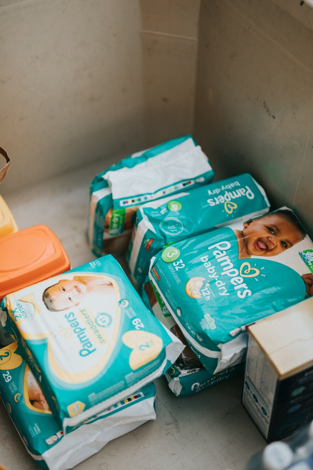 A pack of diapers. Photo: Nathan Dumlao / Unsplash