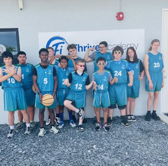 Thrive Academy students at the Cape Coral campus